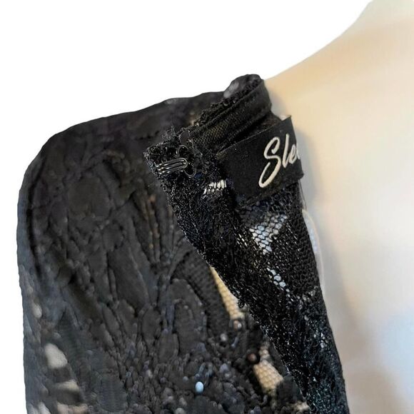 NWT Sleek Trends Formal Lace Dress - Picture 9 of 12